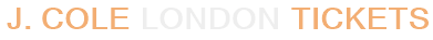 J. Cole London Tickets